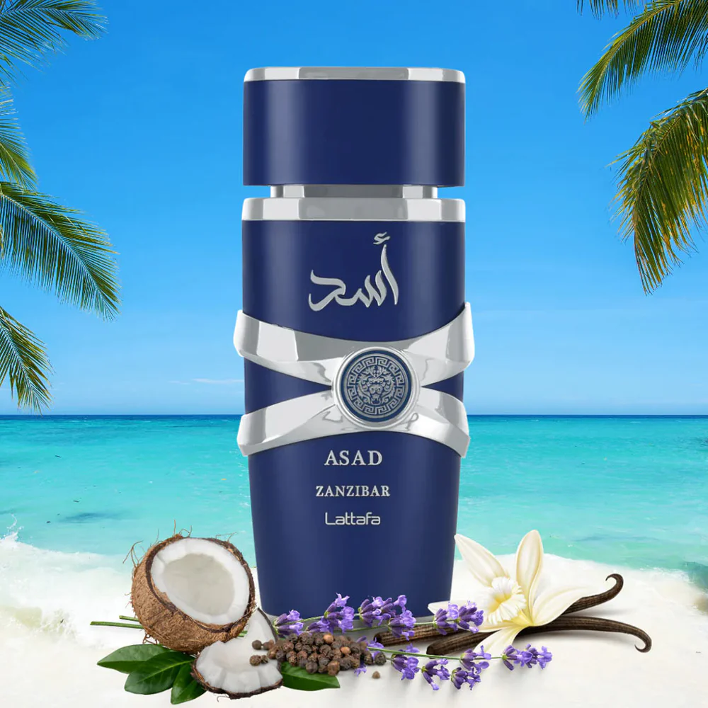 Lattafa Asad Zanzibar | Eau de Parfum Spray | Size: 3.4 FL OZ / 100ml