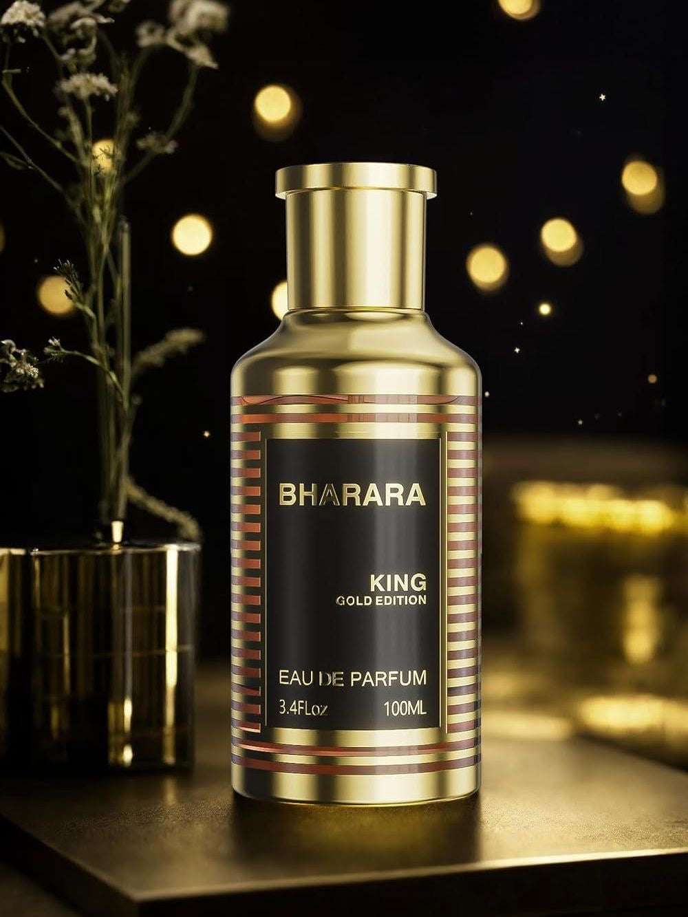 Bharara King Gold Edition | Eau de Parfum Spray | Size: 3.4 FL OZ / 100ml