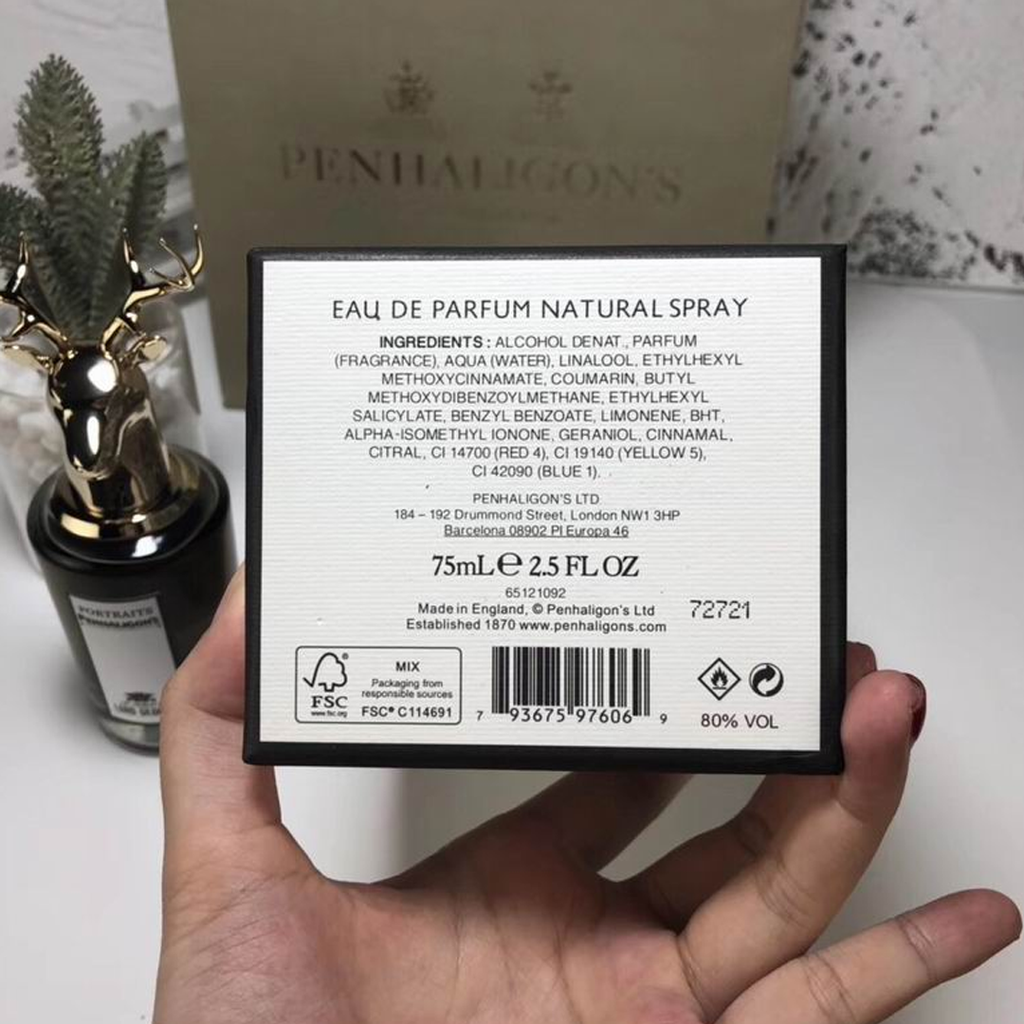Penhaligon's The Tragedy of Lord George | Eau de Parfum Spray | Size: 2.5 FL OZ / 75ml