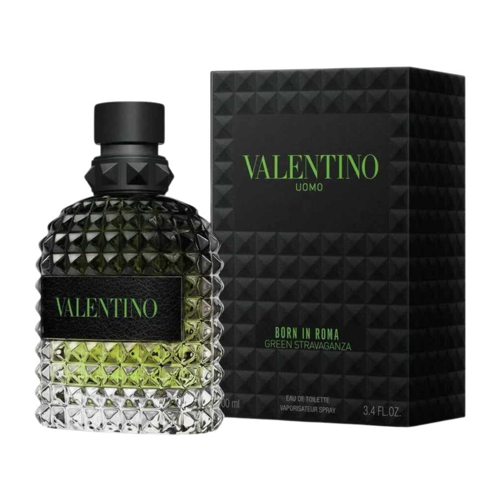 Valentino Uomo Born In Roma Green Stravaganza | Eau de Toilette Spray | Size: 3.4 FL OZ / 100ml