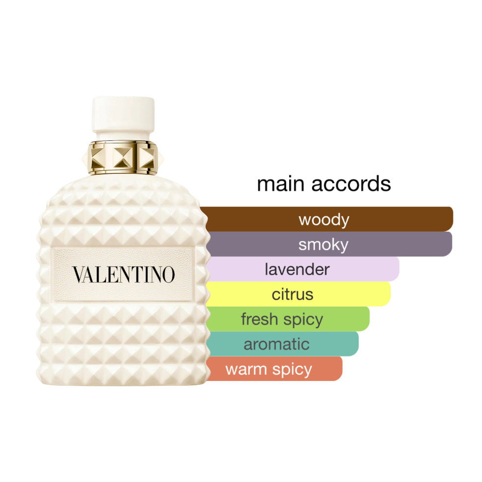 Valentino Uomo Born In Roma Ivory | Eau de Toilette Spray | Size: 3.4 FL OZ / 100ml