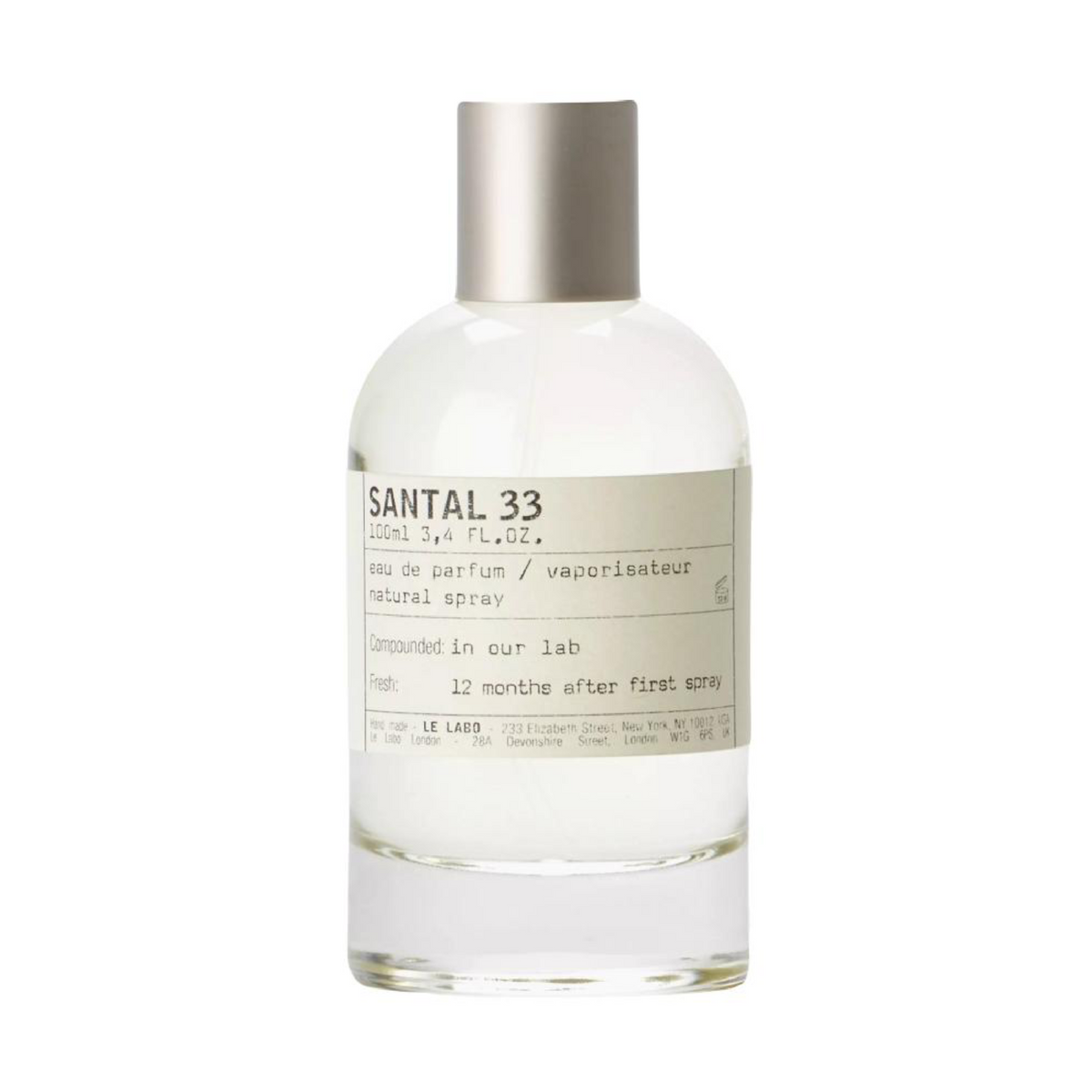 Le Labo Santal 33 | Eau de Parfum Spray | Size: 3.4 FL OZ / 100ml