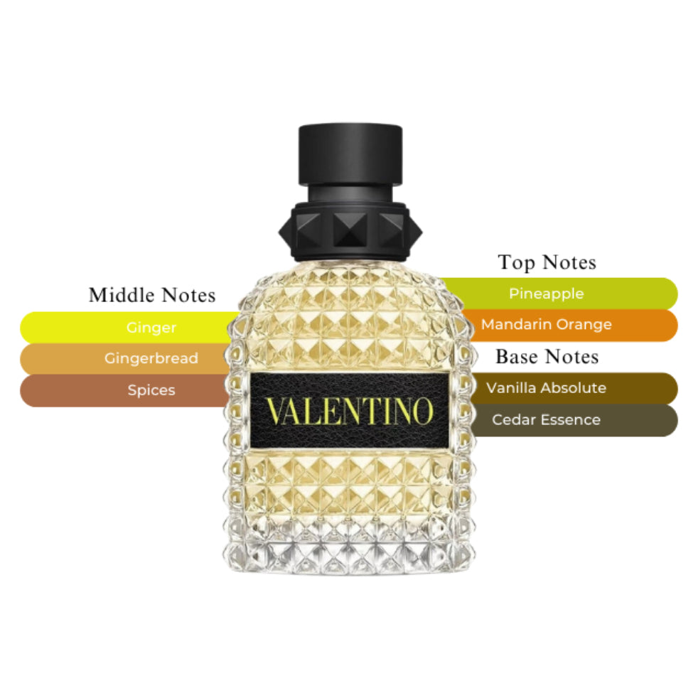 Valentino Uomo Born In Roma Yellow Dream | Eau de Parfum Spray | Size: 3.4 FL OZ / 100ml