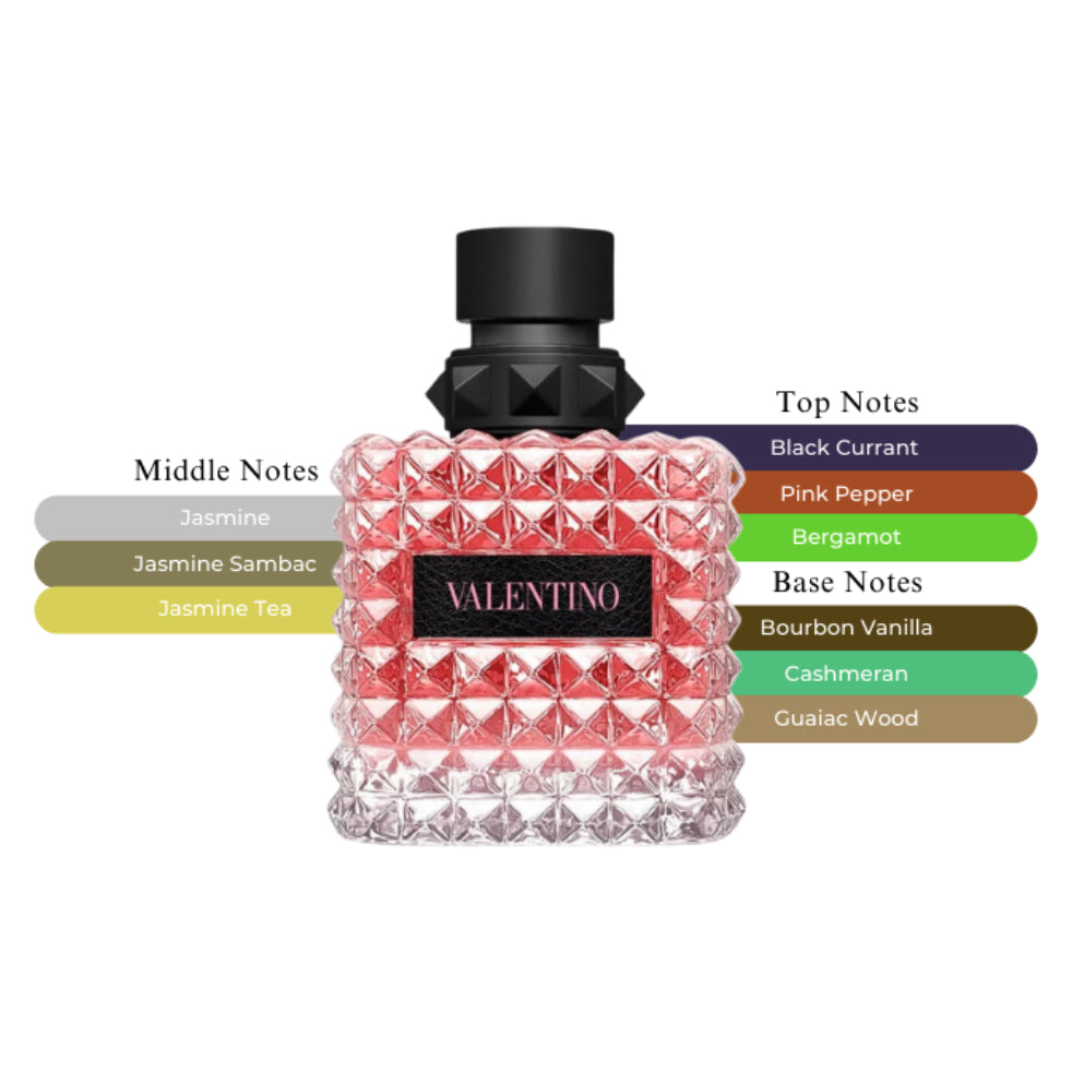 Valentino Donna Born In Roma | Eau de Parfum Spray | Size: 3.4 FL OZ / 100ml